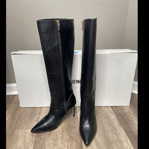 L'AGENCE Lena II Boot in Black EU38.5/ US 8.5 $695 - Picture 7 of 11